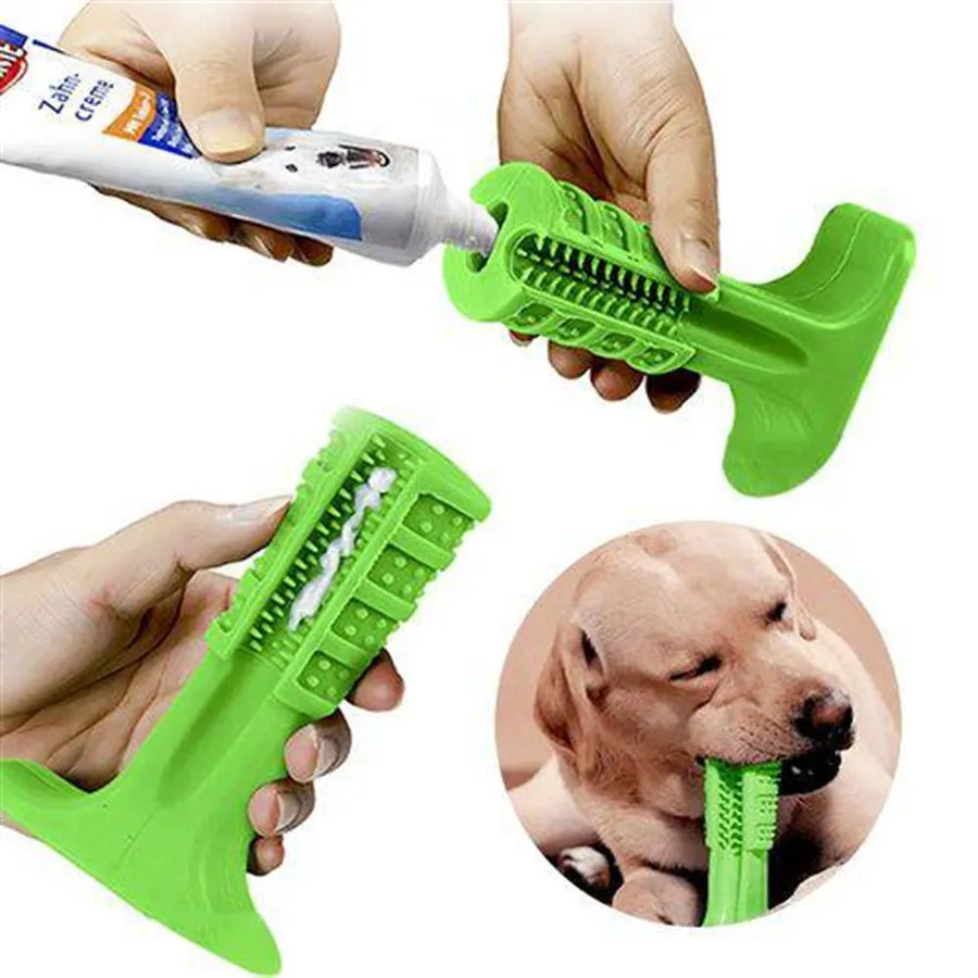 Mordedor de borracha natural para limpeza de dentes de animais - Image 2