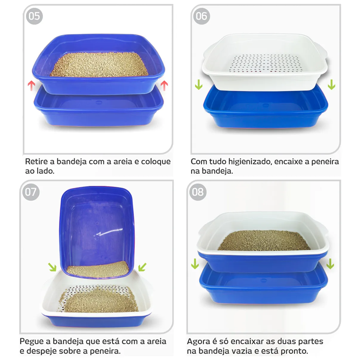 Caixa de areia furba bandeja sanitária wc gato premium - Image 6