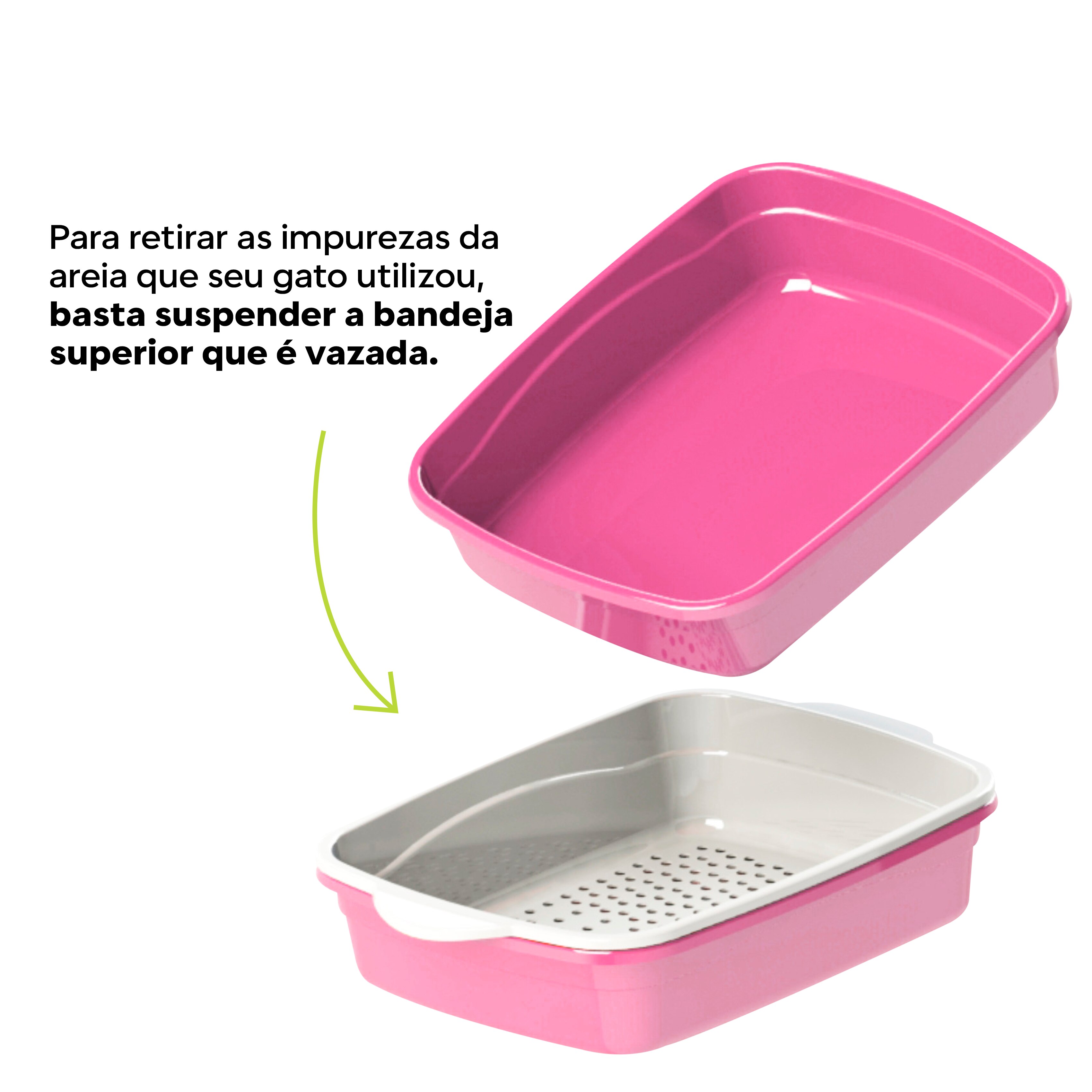 Caixa de areia furba bandeja sanitária wc gato premium - Image 2