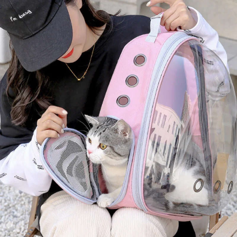 Mochila Astronauta Transparente para Gatos - Image 4