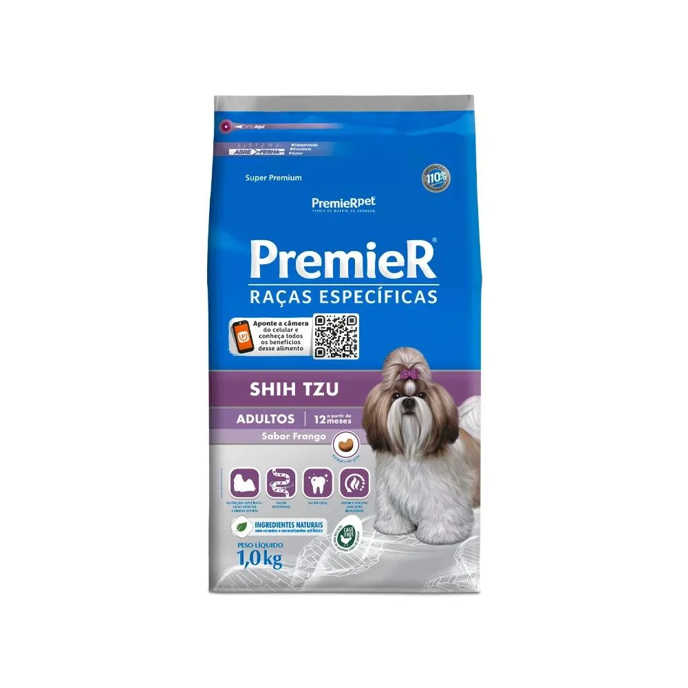 Ração PremieR Raças Específicas Shih-tzu para Cães Adultos - 1kg - Image 2